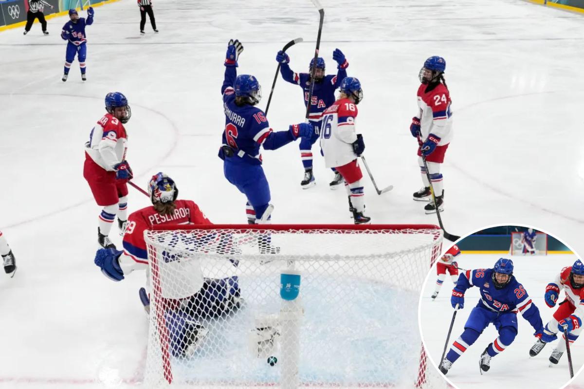 USWNT kicks off 2026 Olympic hockey tournament by thrashing Czechia