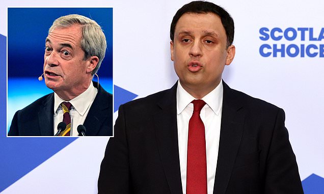 Voting for Farage's party will keep the SNP in power, Sarwar warns