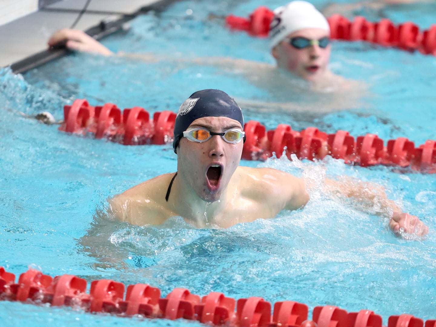 'Go faster.' On final turn, Wes Ross relays St. John's Prep swimmers to a North sectional repeat - The Boston Globe