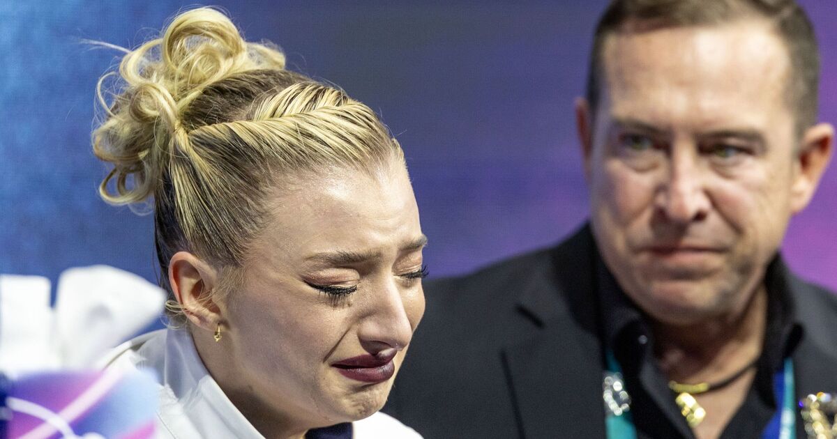 Winter Olympics star bursts into tears days after receiving threats on socials