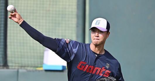 Yun Sung-bin Prepares for High-Leverage Role with 160 km/h Fastball