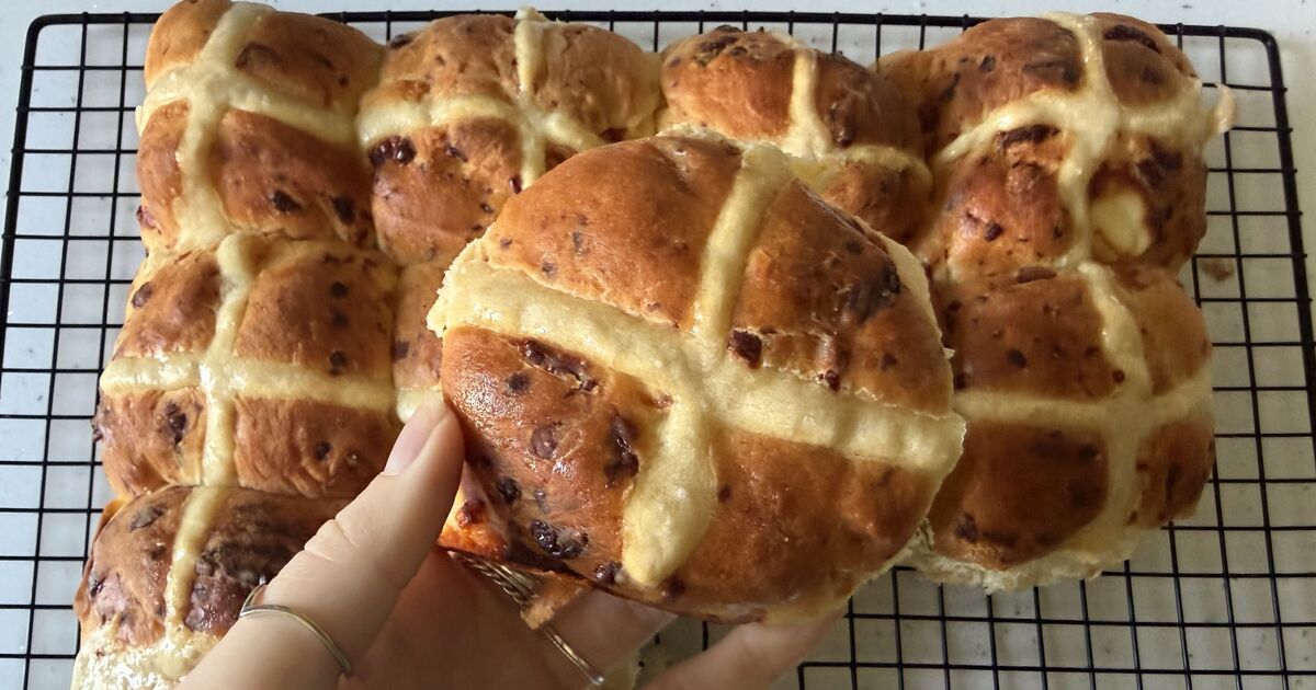 I made hot cross buns with added ingredient  --  they're better than shop-bought